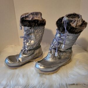 KIDS Lands End Winter Boots Size 4